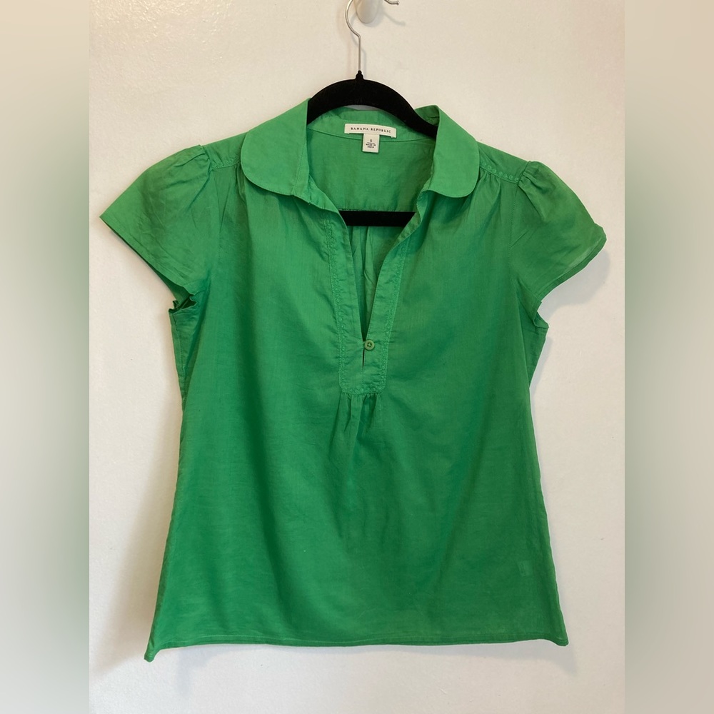 Short Sleeved Banana Republic Summer Blouse